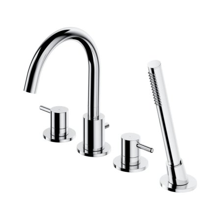 Omnires Y Bateria nawannowa 4 otworowa chrom Y1232CR