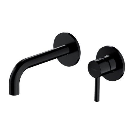 Omnires Y Bateria umywalkowa podtynkowa 18,5 cm czarna Y1215HBL