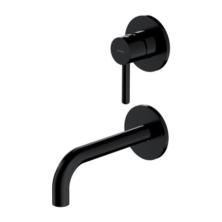 Omnires Y Bateria umywalkowa podtynkowa 16,5 cm czarna Y1215NBL