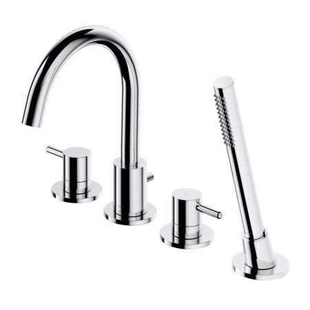 Omnires Y Bateria nawannowa 4 otworowa chrom Y1232CR