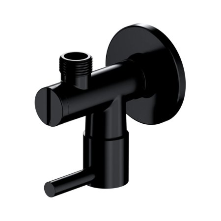 Omnires Zawór kątowy 1/2"x3/8" czarny półmat 8857BL