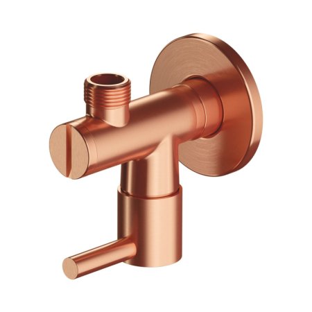 Omnires Zawór kątowy 1/2"x3/8" miedź szczotkowana 8857CPB