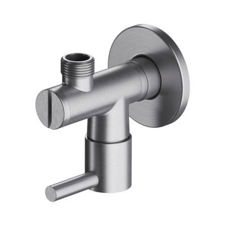 Omnires Zawór kątowy 1/2"x3/8" nikiel szczotkowany 8857NI