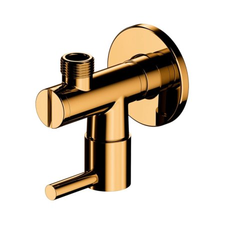 Omnires Zawór kątowy 1/2"x3/8" złoty połysk 8857GL