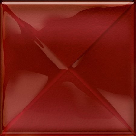 Opoczno Aranta Glass Red Inserto New Listwa dekoracyjna szklana 20x20x0,8 cm, czerwona błyszcząca OD660-097