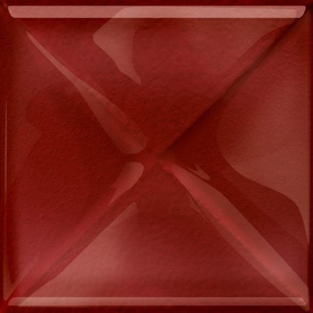Opoczno Aranta Glass Red Inserto New Listwa dekoracyjna szklana 9,9x9,9x0,8 cm, czerwona błyszcząca OD660-109