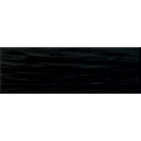 Opoczno Bachata Black Matt Płytka ścienna 9,8x29,8x0,8 cm, czarna matowa NT599-006-1