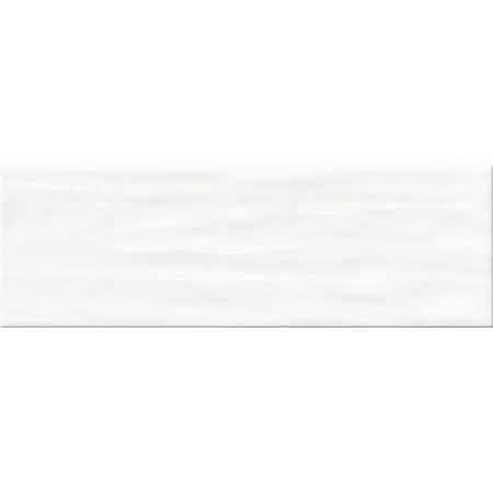 Opoczno Bachata White Glossy Płytka ścienna 9,8x29,8x0,8 cm, biała błyszcząca NT599-001-1