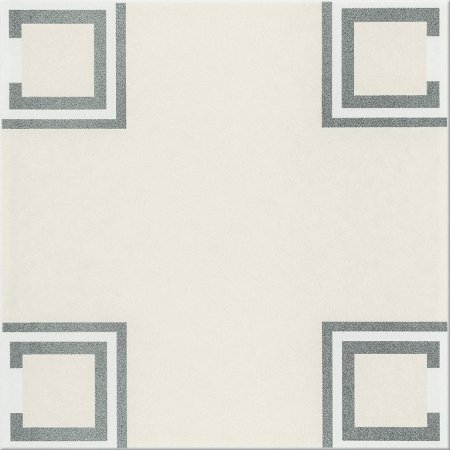 Opoczno Basic Palette White Pattern B Płytka ścienna/podłogowa 29,7x29,7x0,8 cm, biała matowa OP631-039-1