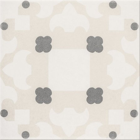 Opoczno Basic Palette White Pattern C Płytka ścienna/podłogowa 29,7x29,7x0,8 cm, biała matowa OP631-040-1