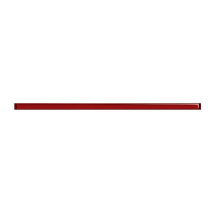 Cersanit Glass Red Border New Płytka ścienna 2x60 cm, czerwona OD660-031