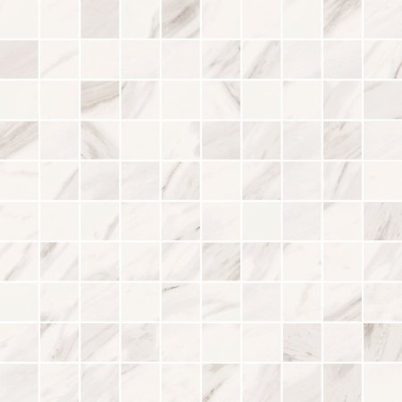 Opoczno Marble Charm Mosaic Mozaika 29x29x0,9 cm, biała błyszcząca OD985-005