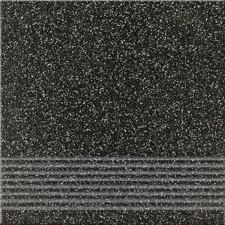 Opoczno Milton Graphite Steptread Płytka podłogowa 29,7x29,7x0,8 cm, grafitowa matowa OP069-006-1