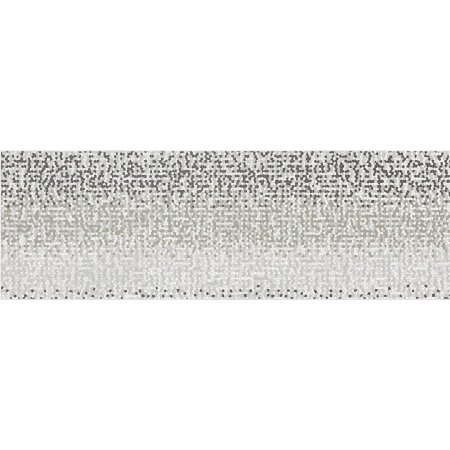 Opoczno Mirror Grey Inserto Geo Listwa dekoracyjna 25x75x1,05 cm, szara błyszcząca OD437-002