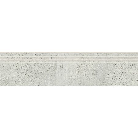 Opoczno Newstone Light Grey Steptread Płytka podłogowa 29,8x119,8 cm, jasnoszara OD663-071