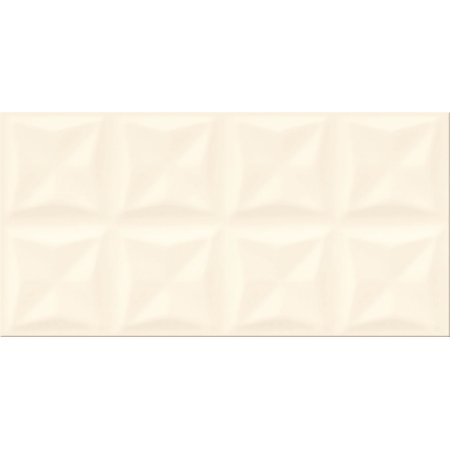 Opoczno Origami Dune Vanilla Glossy Structure Płytka ścienna 29,7x60x0,9 cm, waniliowa błyszcząca OP658-020-1