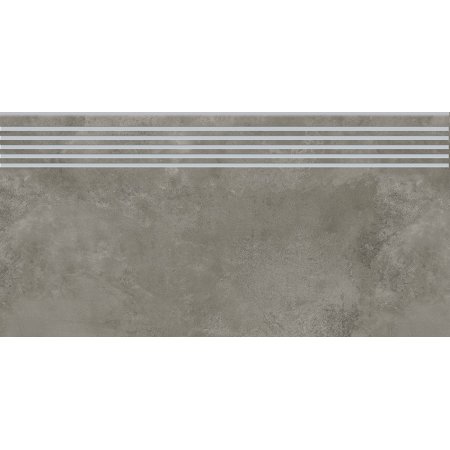 Opoczno Quenos Grey Steptread Płytka podłogowa 29,8x59,8 cm, szara OD661-079