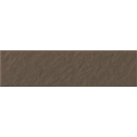 Opoczno Simple Brown Elew 3-D Płytka elewacyjna 6,5x24,5x0,74 cm, brązowa matowa OP078-004-1