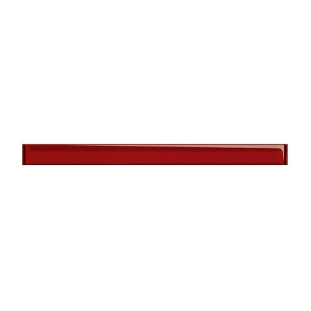 Cersanit Glass Red Border New 4 Płytka ścienna 4,8x60 cm, czerwona OD660-016