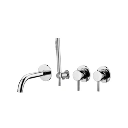 Paffoni Stick Bateria wannowa podtynkowa chrom SK010CR70ZWW