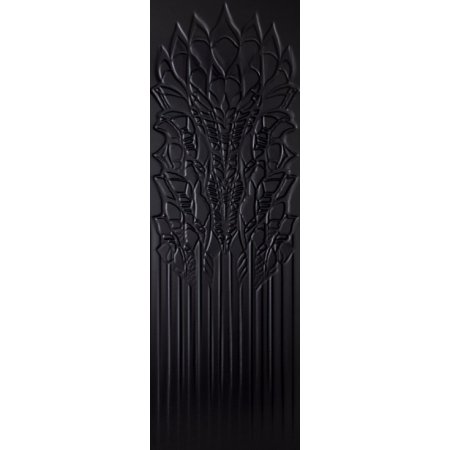 Paradyż Cold Crown Płytka gresowa ścienna 120x40 cm czarna