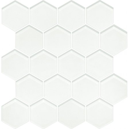 Paradyż Ivory Heksagon Mozaika szklana 25,8x28 cm PARIVOHEKS258280