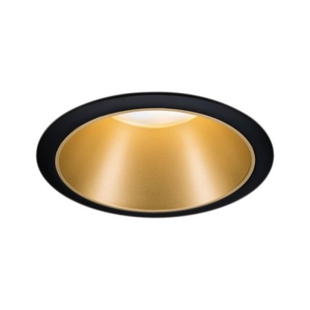 Paulmann Cole Coin Oprawa oświetleniowa wbudowana czarny/złoty mat 93403