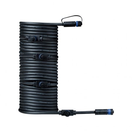 Paulmann Outdoor Plug and Shine Przewód łączący 1000 cm 1in-5out czarny 93930