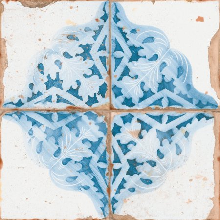 Peronda FS Artistan Decor-A Płytka podłogowa 33x33 cm, niebieska 18151