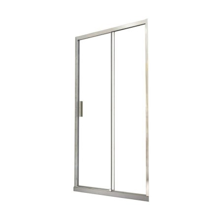 PMD Besco Actis Drzwi prysznicowe przesuwne 100x195 cm, profile chrom szkło przezroczyste DA-100