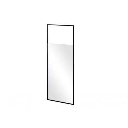PMD Besco Icon Kabina walk-in 100x200 cm profile czarny mat szkło przezroczyste IC-100-200C