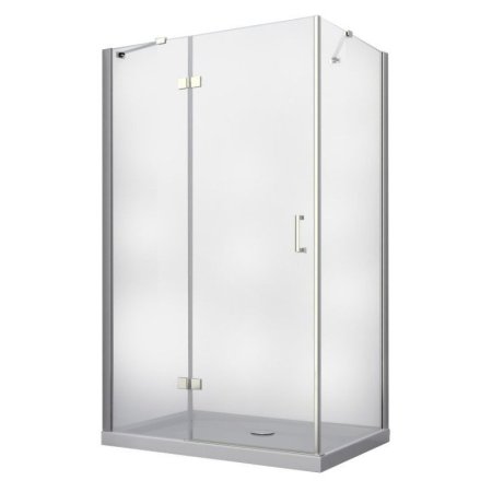 PMD Besco Viva Kabina prysznicowa prostokątna 120x90x195 cm drzwi uchylne lewa, profile chrom szkło przezroczyste VPL-129-195C