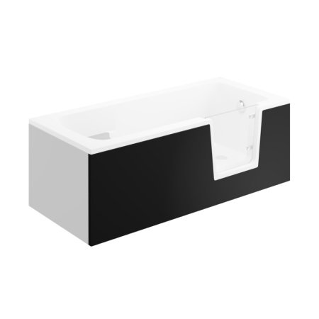 Polimat Obudowa do wanny Avo 140x57 cm panel przedni czarna 00623