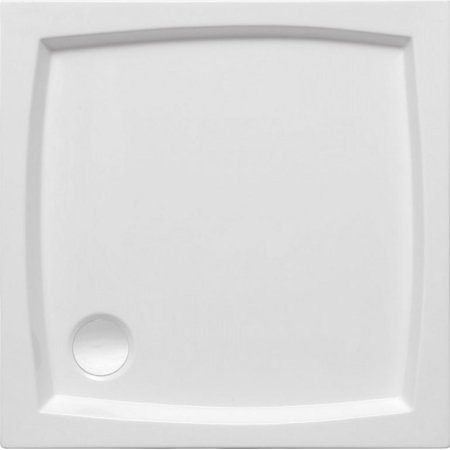 Polimat Patio Brodzik kwadratowy 80x80 cm, biały 00732