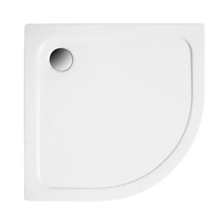 Polimat Standard Brodzik p&oacute;łokrągły 80x80 cm biały 00786