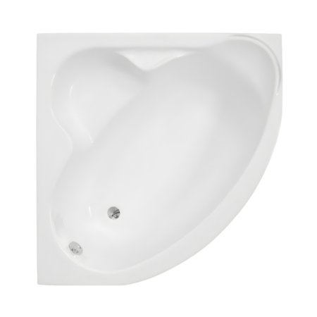 Polimat Standard Wanna narożna symetryczna 120x120 cm biała 00205