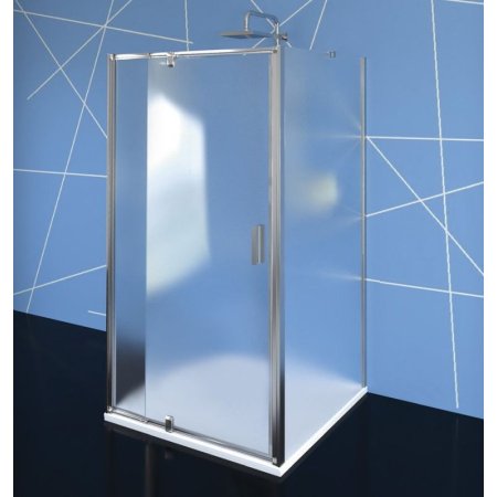 Polysan Easy Line Kabina prysznicowa kwadratowa 80x80x190 cm drzwi uchylne profile chrom szkło brick EL1638EL3238EL3238