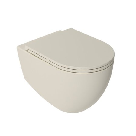 Isvea Infinity Toaleta WC bez kołnierza 53x36,5 cm ivory 10NF02001-2K