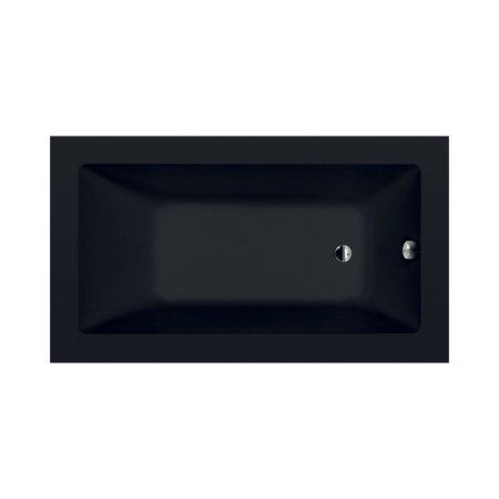 Polysan Noemi Wanna prostokątna 160x80 cm czarny mat 71722.21
