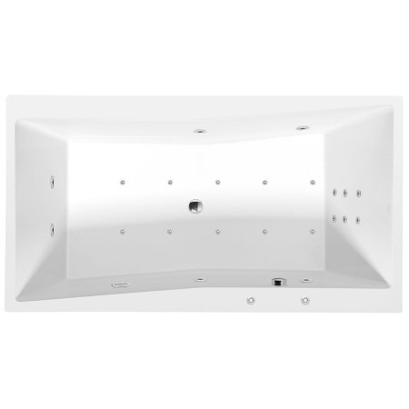 Polysan Quest Hydro-Air Wanna z hydromasażem 180x100 cm biała 78511HA