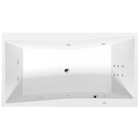 Polysan Quest Hydro Wanna z hydromasażem 180x100 cm biała 78511H