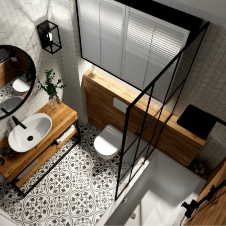 Profesjonalny projekt łazienki - projektowanie łazienek