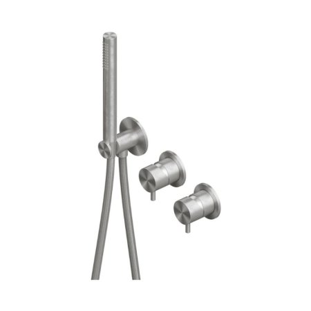 QuadroDesign Source Bateria wannowo-prysznicowa podtynkowa stal nierdzewna szczotkowana 1368.00AS
