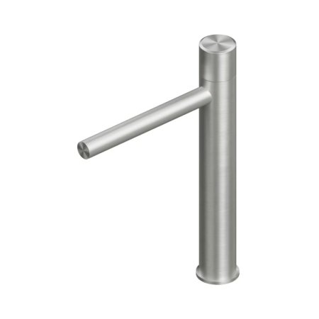 QuadroDesign Stereo Bateria umywalkowa wysoka hydroprogresywna stal nierdzewna szczotkowana 1602AS