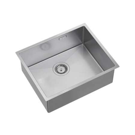 Quadron Anthony 60 Zlewozmywak stalowy jednokomorowy 54x44 cm stal szczotkowana MF5444BS