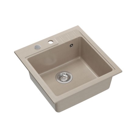 Quadron Peter 110 Zlewozmywak granitowy jednokomorowy 52x50 cm beżowy pearl beige HCQP5052BEZP