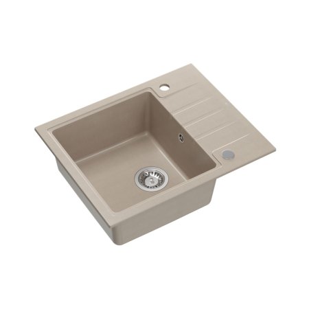 Quadron Peter 116 Zlewozmywak granitowy jednokomorowy 62x50 cm beżowy pearl beige HCQP6250BEZP