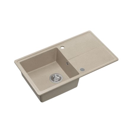 Quadron Tony 111 Zlewozmywak granitowy jednokomorowy 78x45 cm beżowy river sand HTO7845BEK