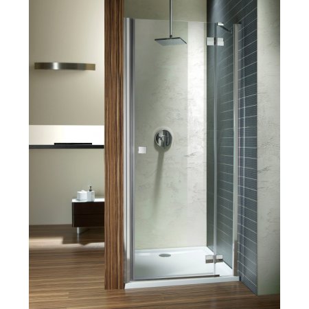 Radaway Almatea DWJ 110 Drzwi prysznicowe 110x195 cm, profile chrom, szkło grafitowe z powłoką EasyClean 31312-01-05N