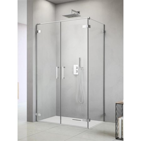 Radaway Arta DWD+S Drzwi prysznicowe 45x200 cm, wersja prawa, profile Chrome+, szkło przezroczyste 386181-03-01R